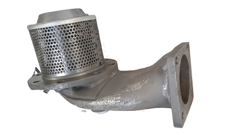 Донный клапан ND100, квадратный фланец